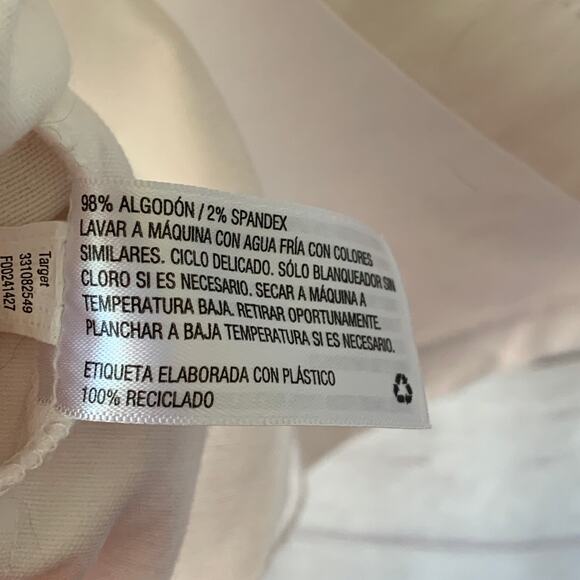 Wild Fable White Tube Bodycon Mini Dress Lace Up Back Removable Straps Size L - Picture 13 of 15